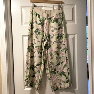 J Jill linen cropped pants